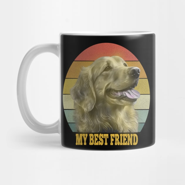 My Best Friend is A Golden by AtkissonDesign